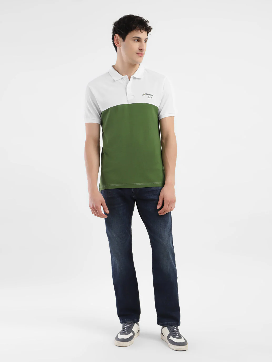 Men's Colorblock Polo T-shirt - Image 6