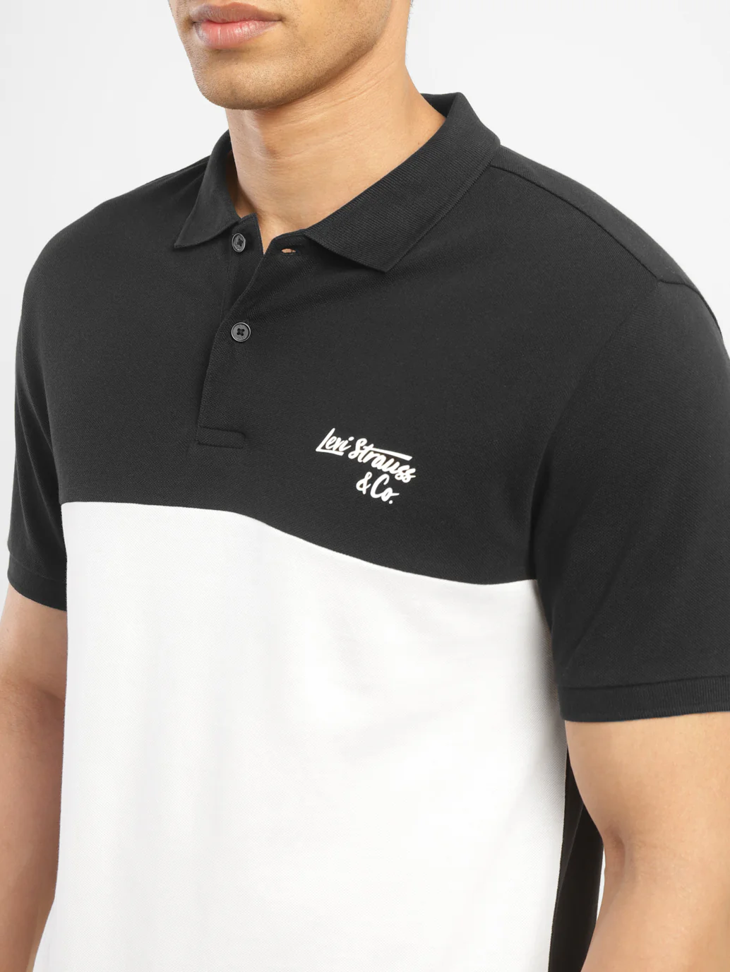 Men's Colorblock Polo T-shirt - Image 4