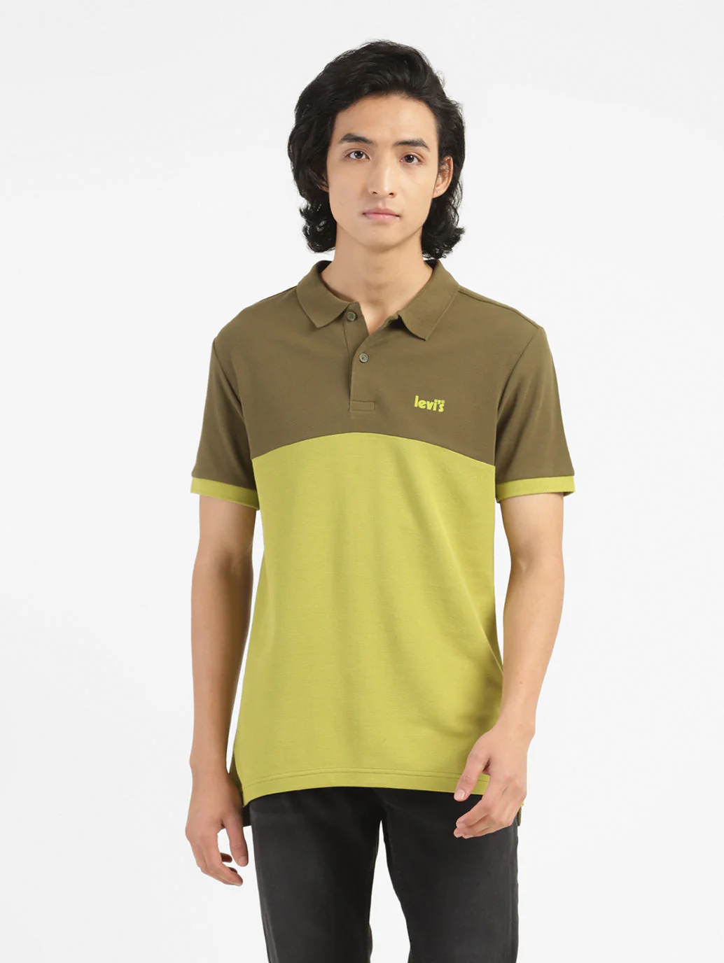 Men's Colorblock Polo T-shirt - Image 2