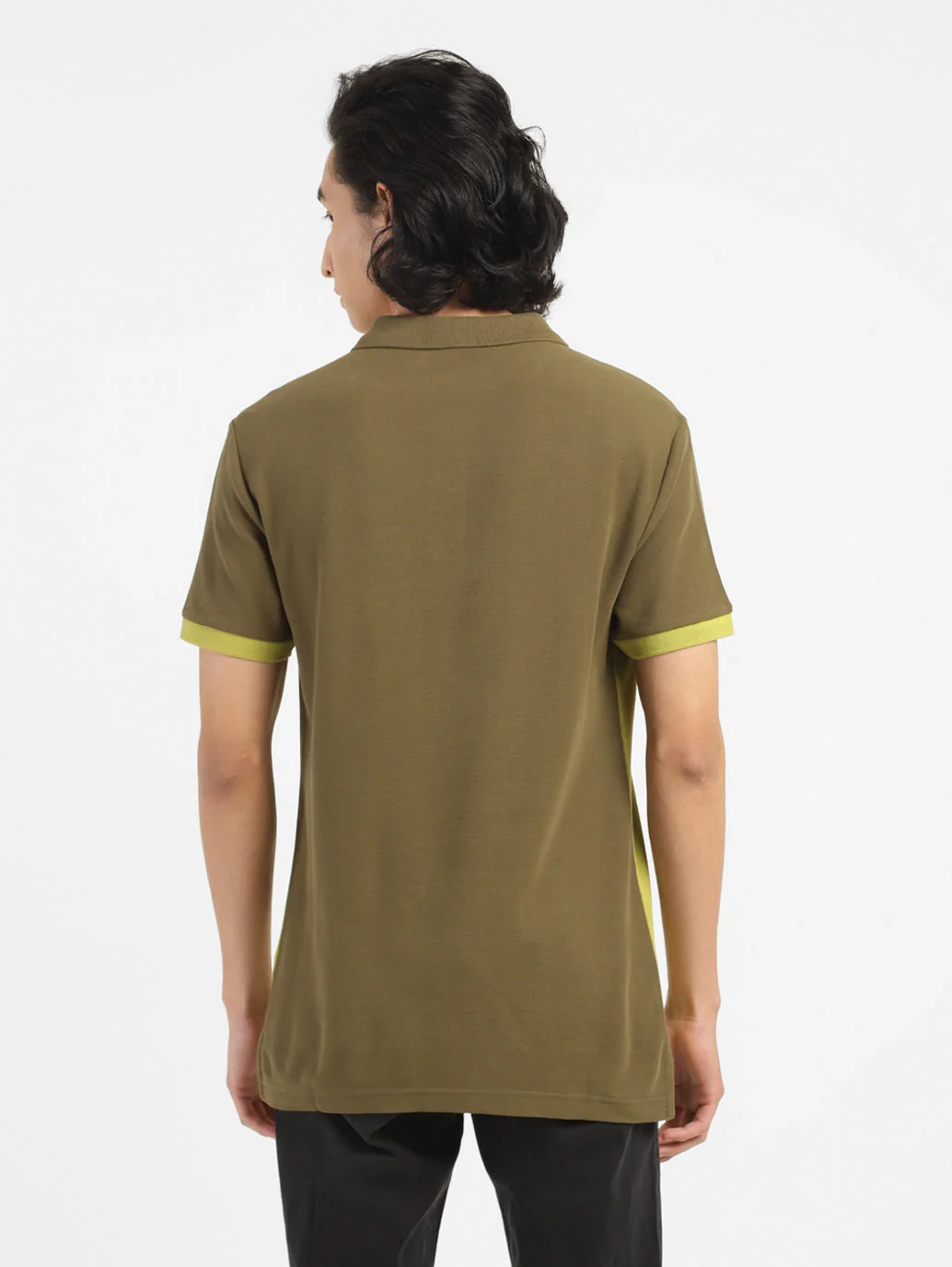 Men's Colorblock Polo T-shirt - Image 3