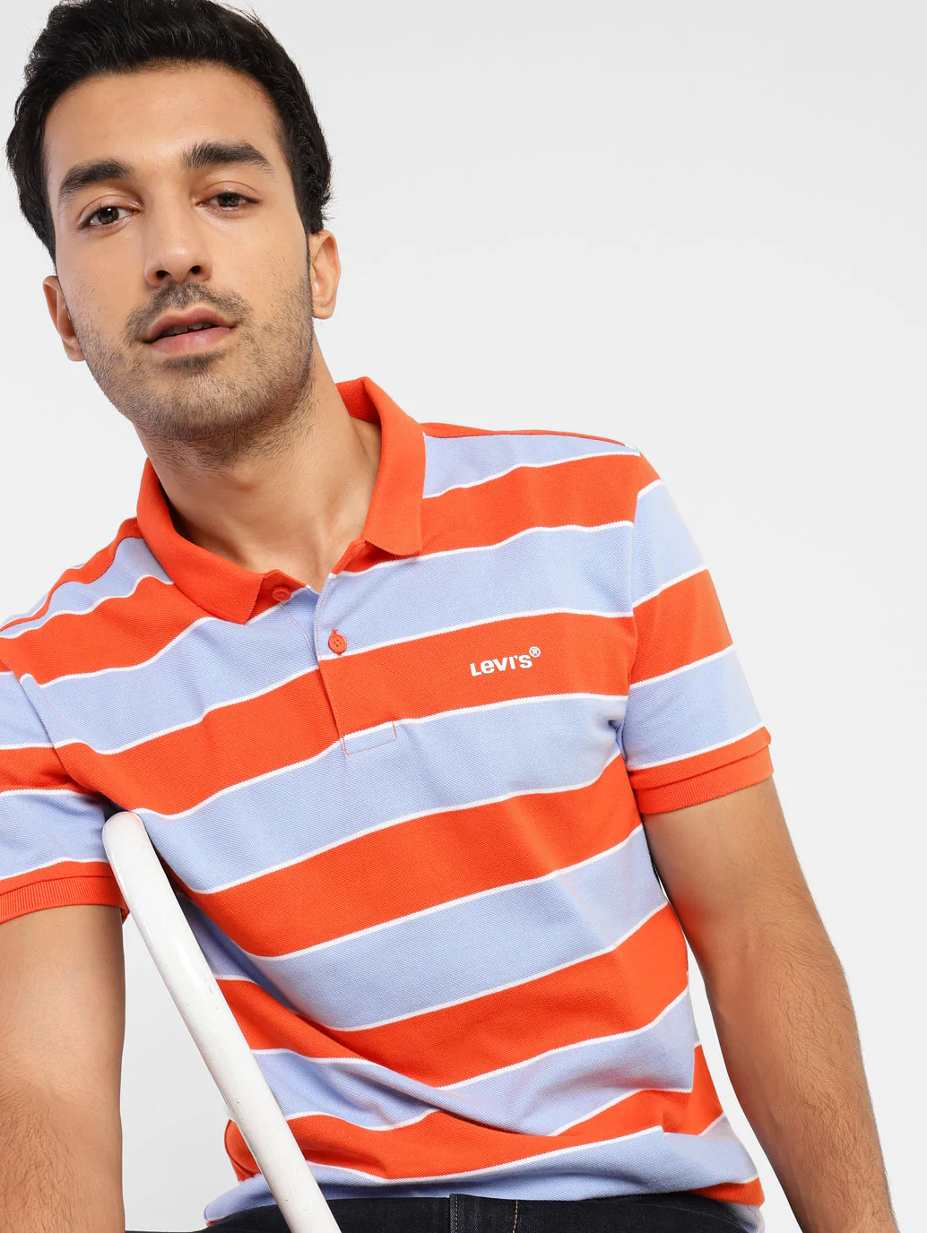 Men's Colorblock Polo T-shirt - Image 2