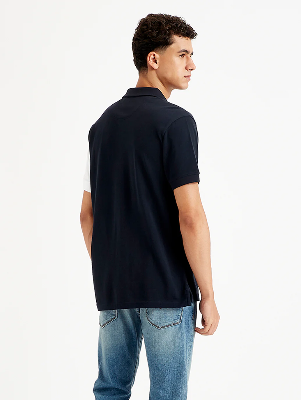 Men's Colorblock Slim Fit Polo T-Shirt - Image 5