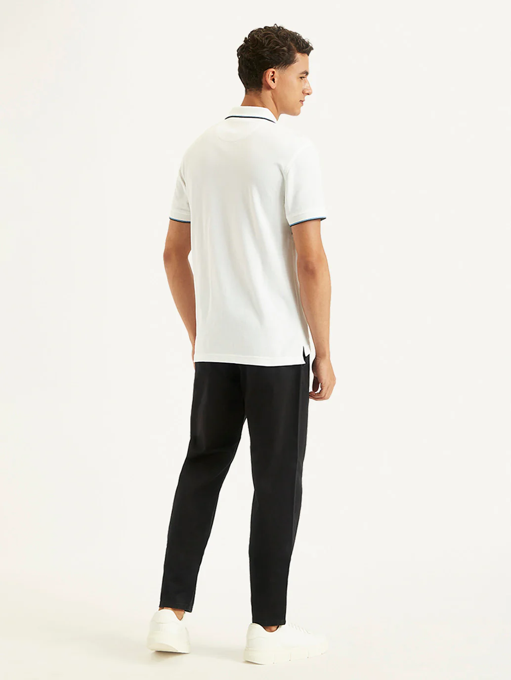 Men's Colorblock Slim Fit Polo T-Shirt - Image 3