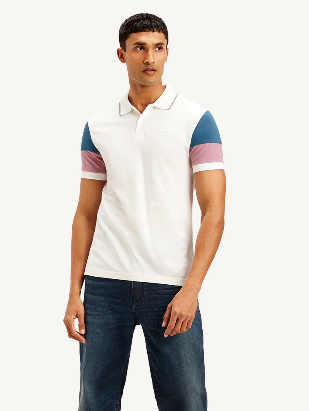 Men's Colorblock Slim Fit Polo T-shirt - Image 5