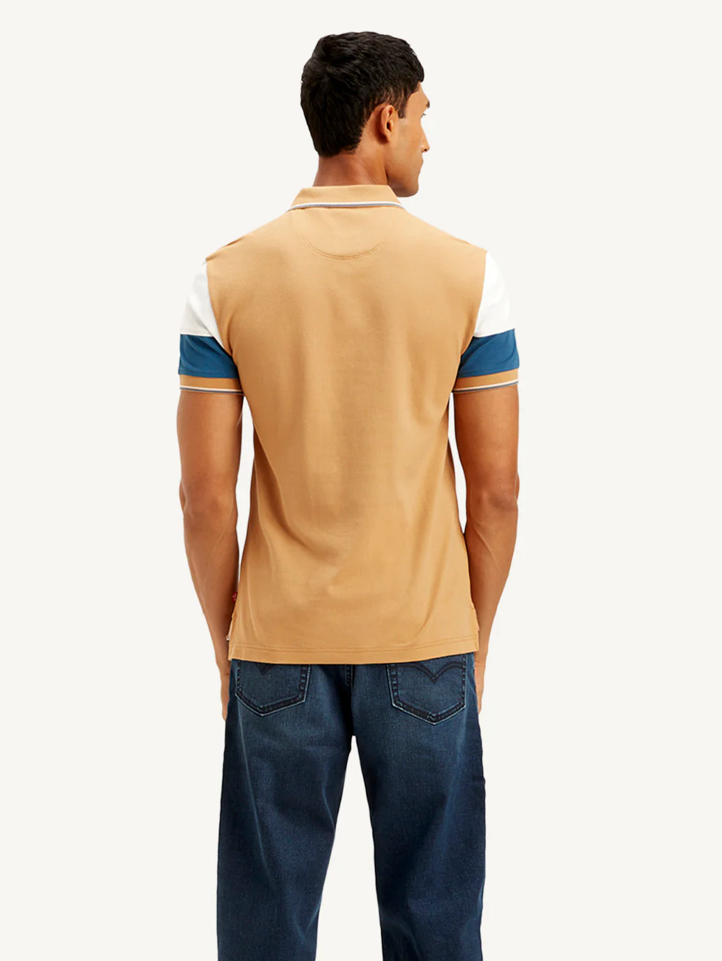 Men's Colorblock Slim Fit Polo T-shirt - Image 3