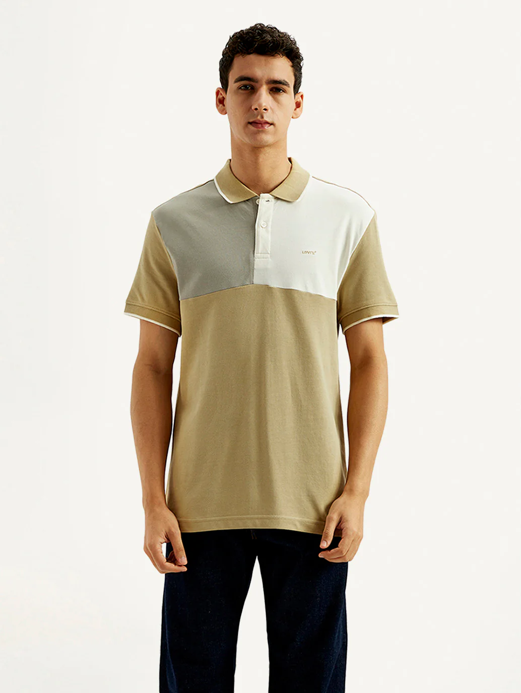 Men's Colorblock Slim Fit Polo T-shirt - Image 5