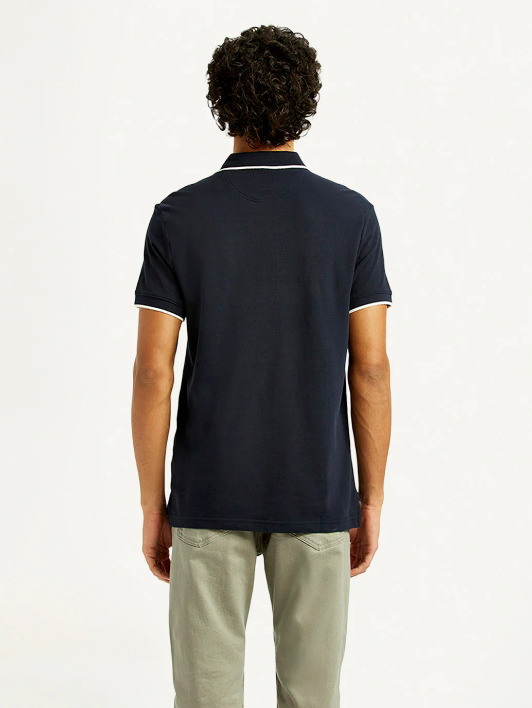 Men's Colorblock Slim Fit Polo T-Shirt - Image 2