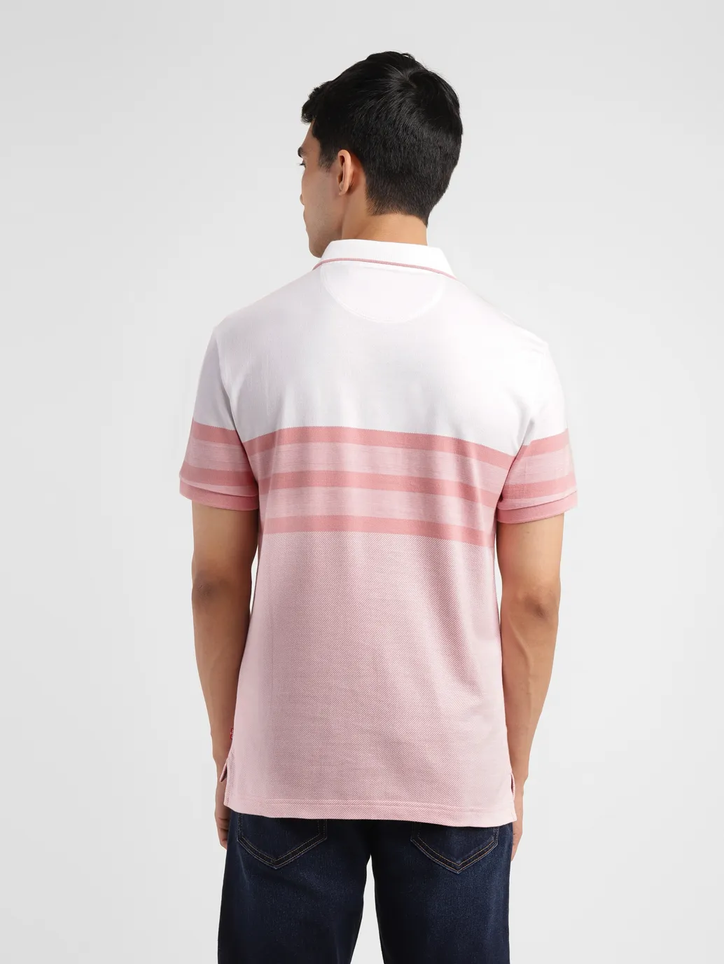 Men's Colorblock Slim Fit Polo T-shirt - Image 3