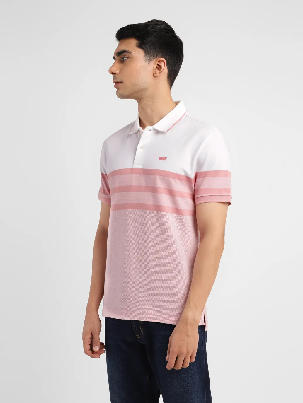 Men's Colorblock Slim Fit Polo T-shirt - Image 4