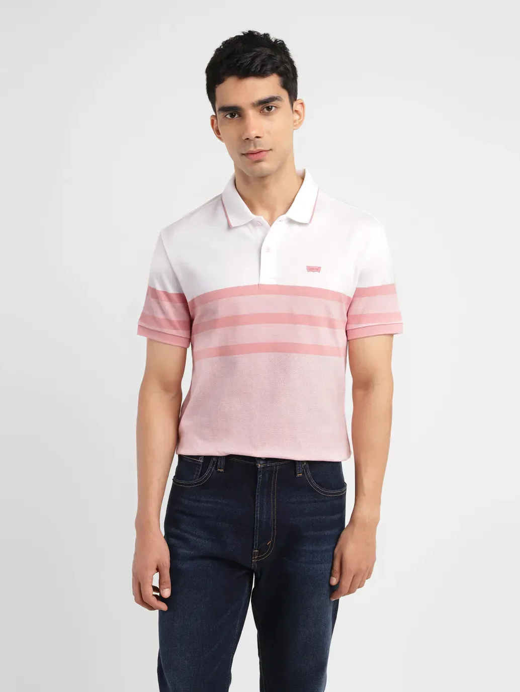 Men's Colorblock Slim Fit Polo T-shirt - Image 6