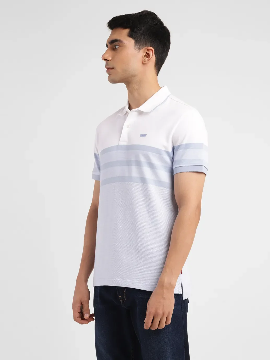 Men's Colorblock Slim Fit Polo T-shirt - Image 4