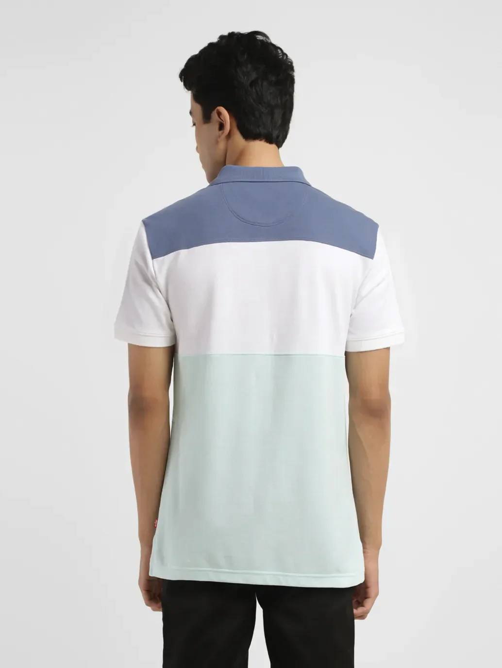 Men's Colorblock Slim Fit Polo T-shirt - Image 3
