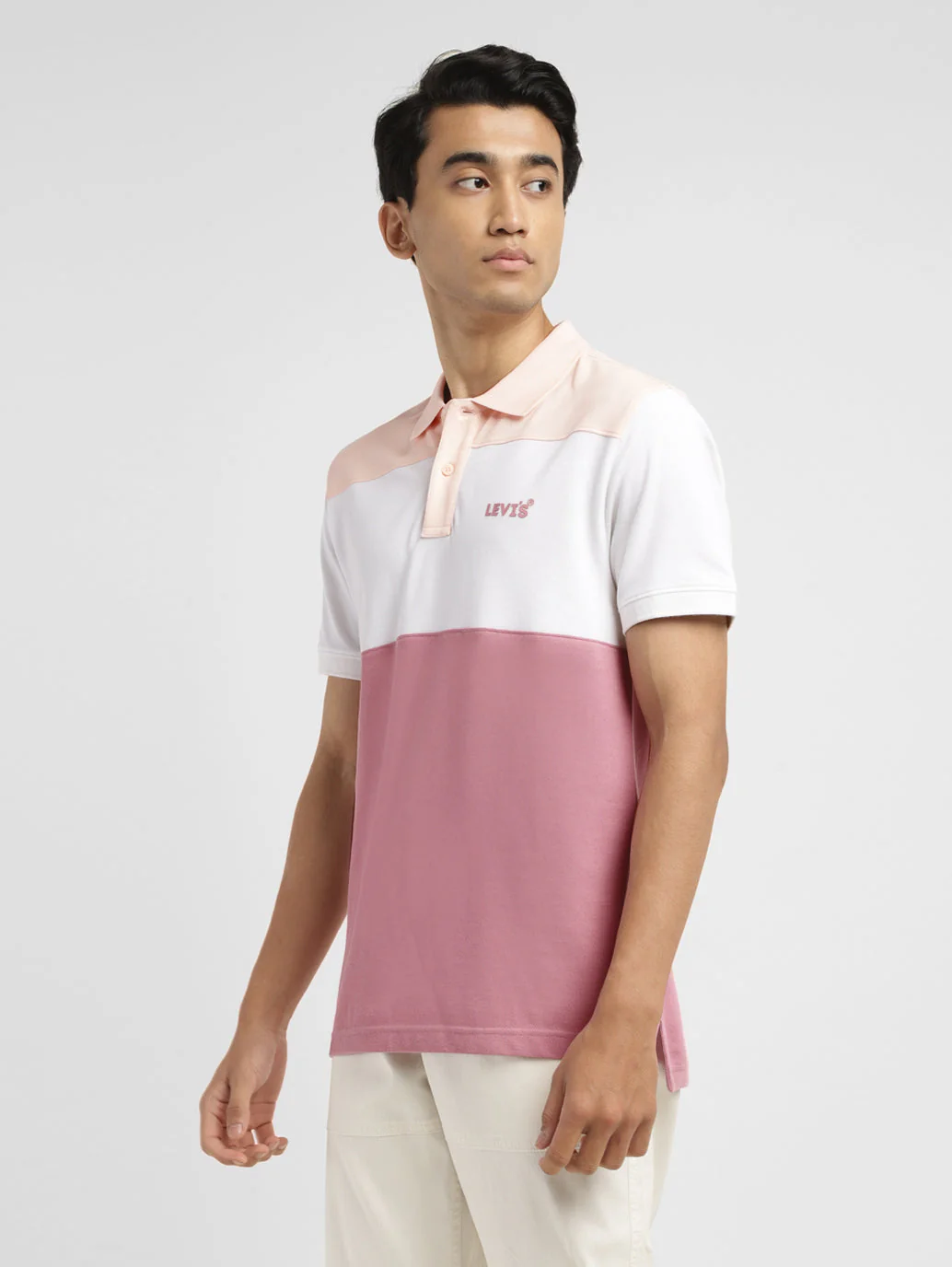Men's Colorblock Slim Fit Polo T-shirt - Image 5
