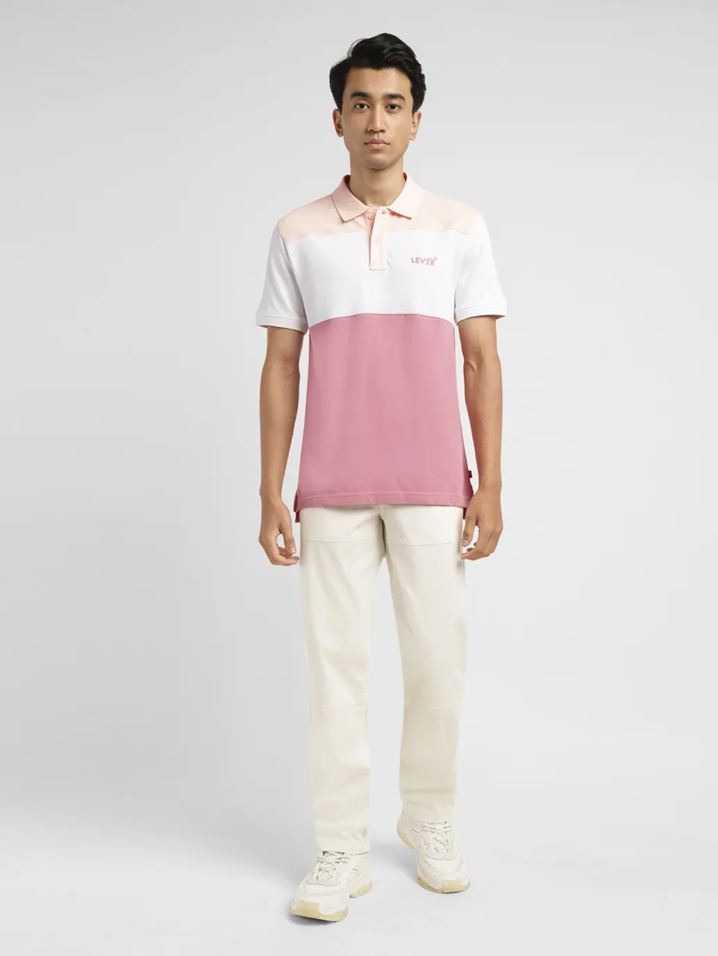 Men's Colorblock Slim Fit Polo T-shirt - Image 6