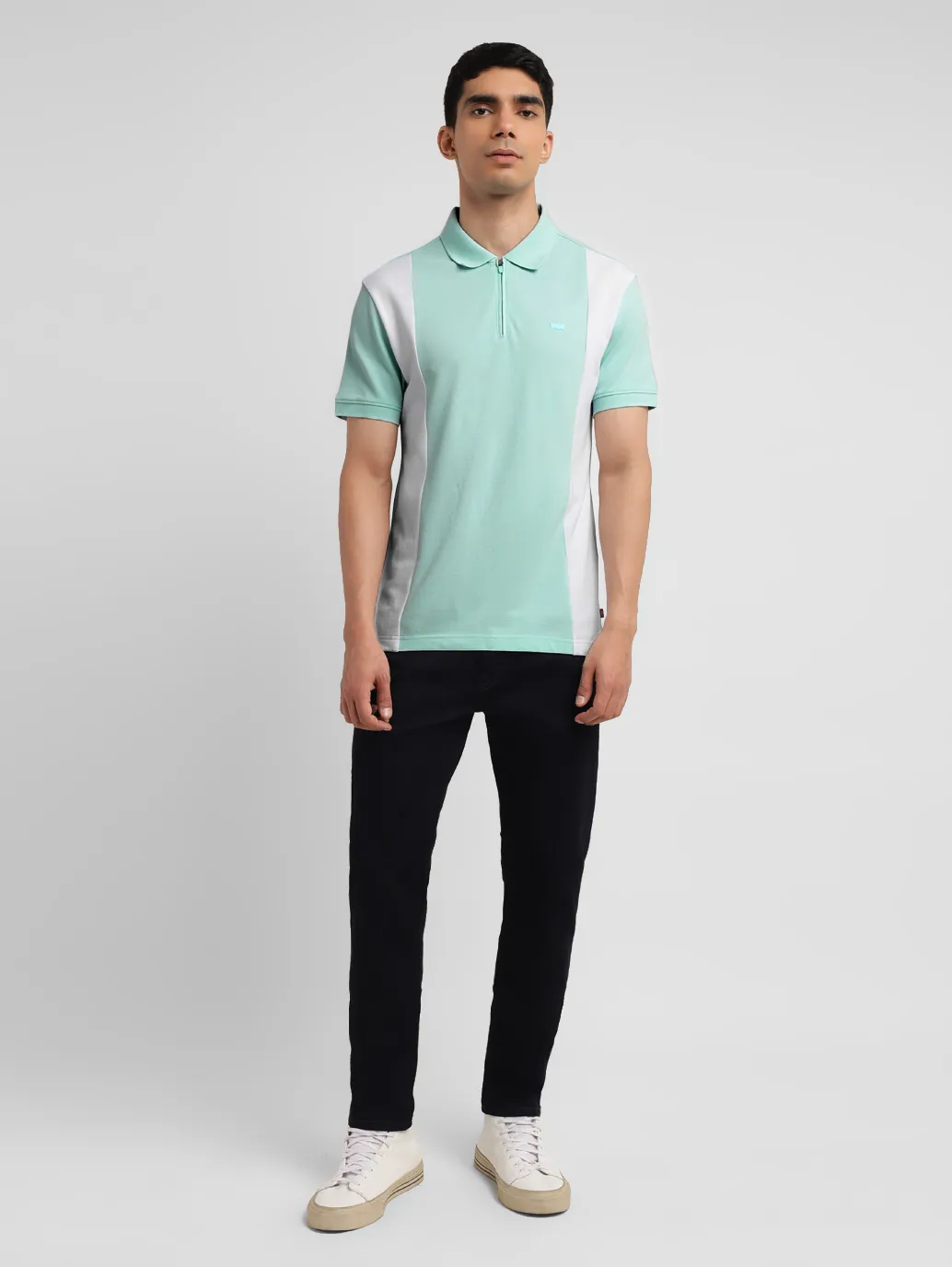 Men's Colorblock Slim Fit Polo T-shirt - Image 6