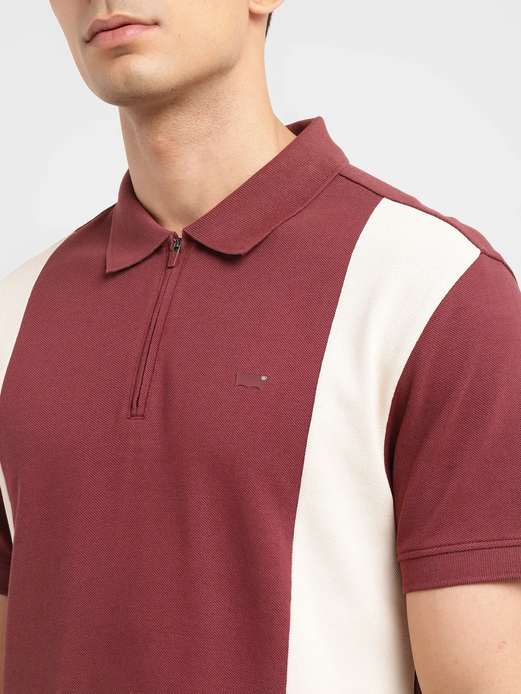 Men's Colorblock Slim Fit Polo T-shirt - Image 5