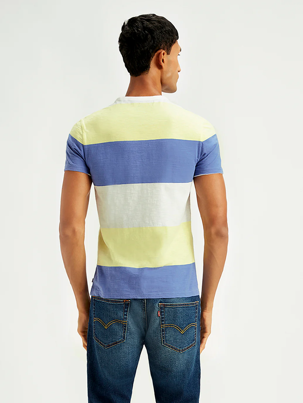 Men's Colorblock Regular Fit T-Shirt - Image 4