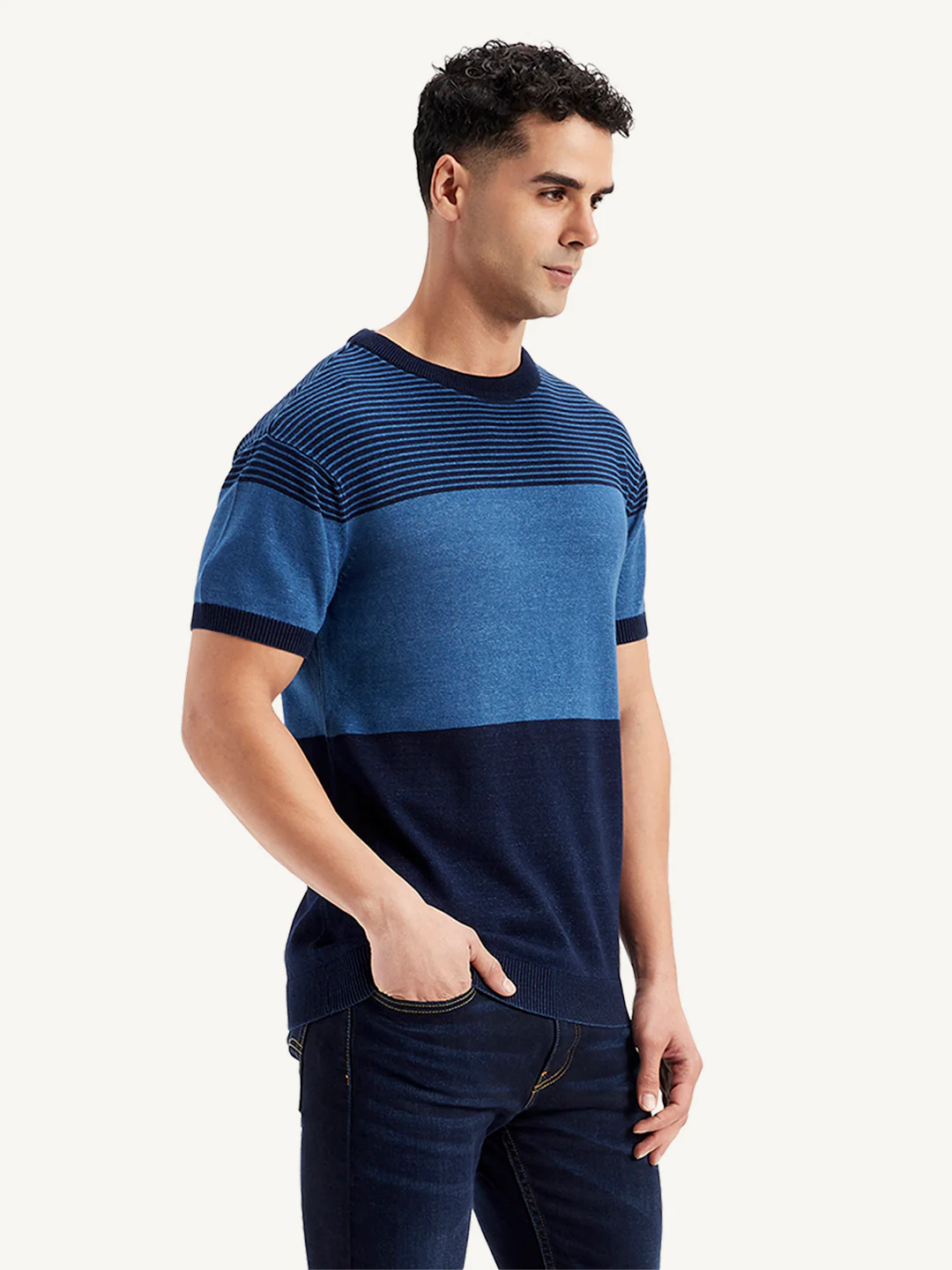 Men's Colorblock Slim Fit T-Shirt - Image 4