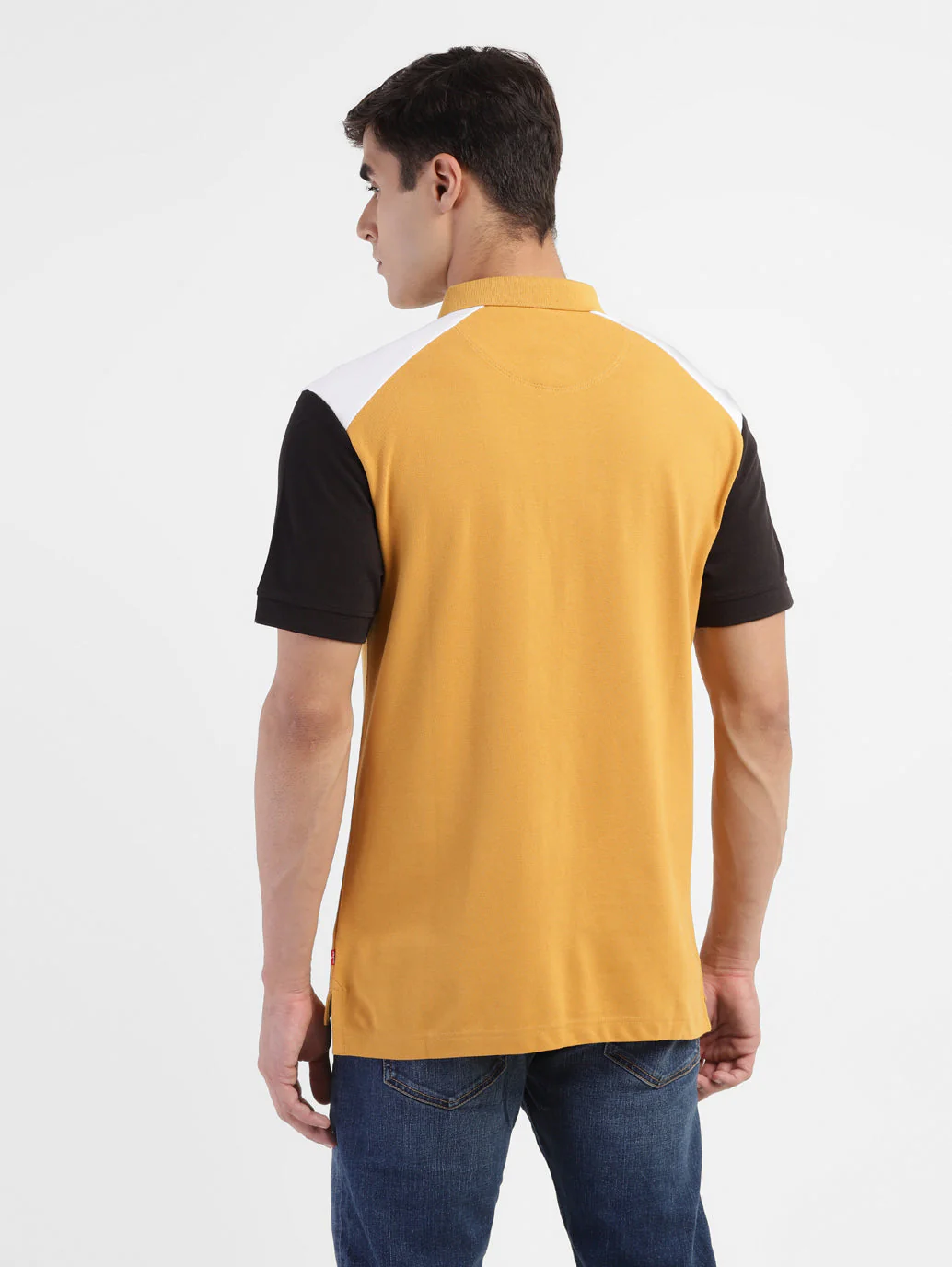 Men's Colorblock Regular Fit Polo T-shirt - Image 3