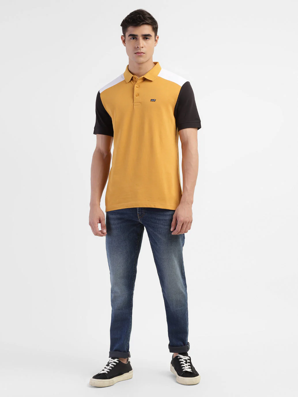 Men's Colorblock Regular Fit Polo T-shirt - Image 5