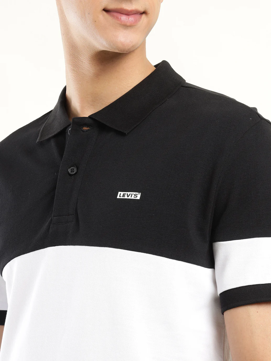 Men's Colorblock Polo T-Shirt - Image 4