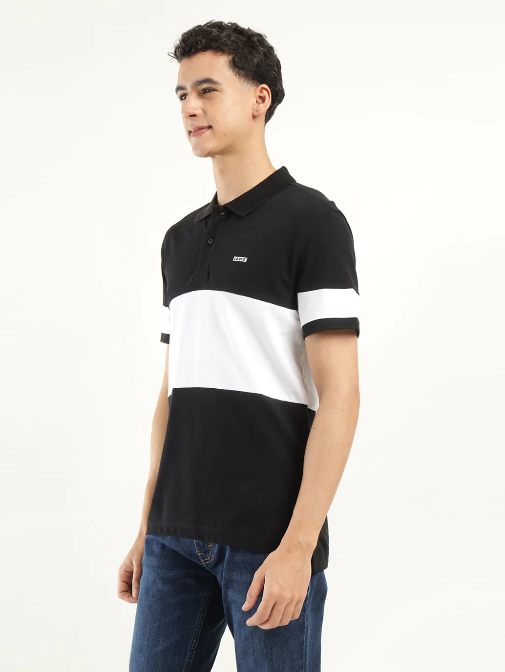 Men's Colorblock Polo T-Shirt - Image 5