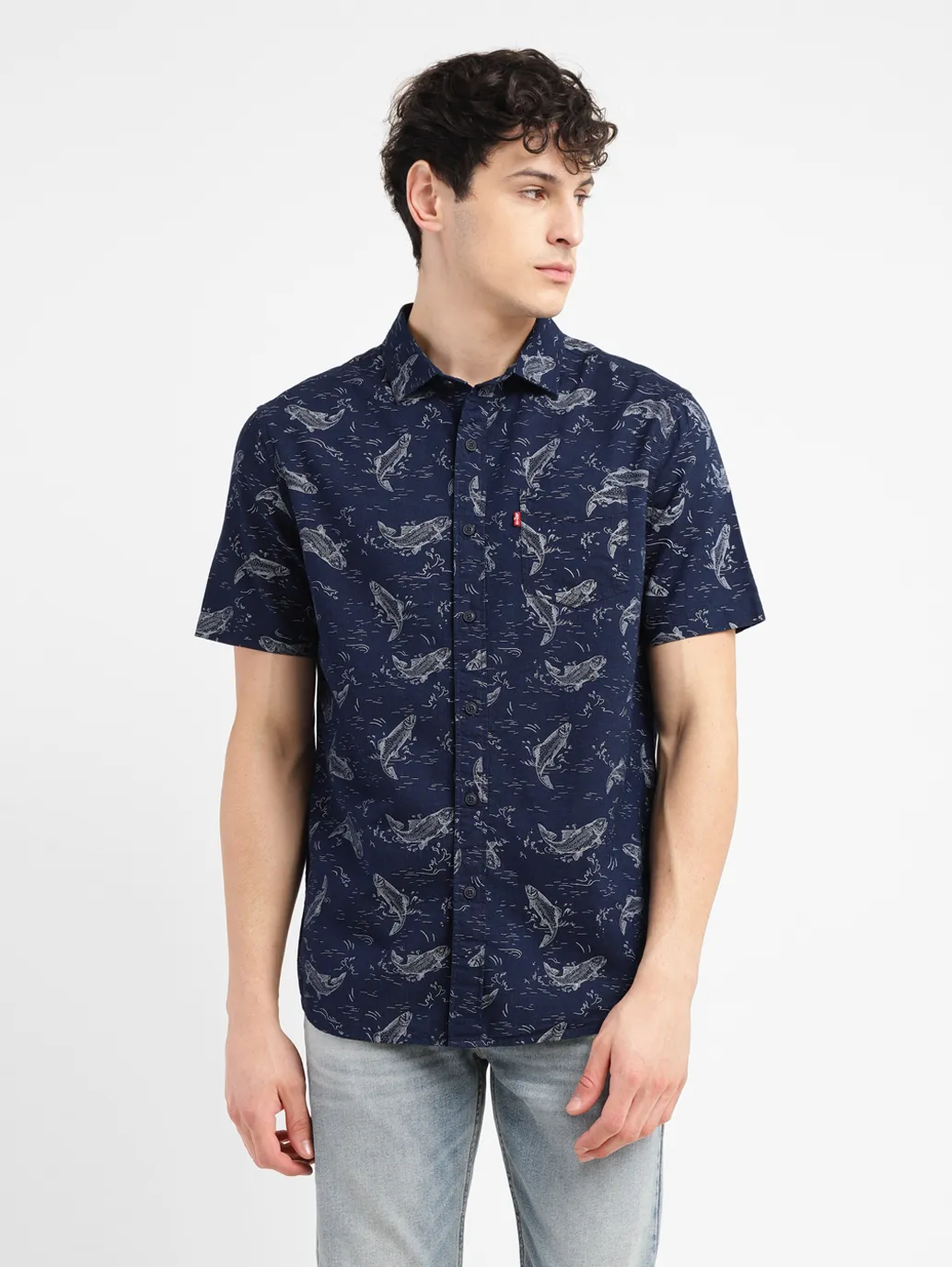 Men's Conversational Slim Fit Shirt - Image 2