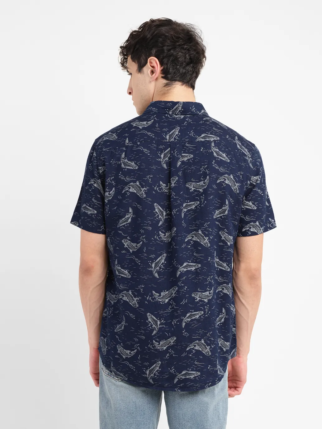 Men's Conversational Slim Fit Shirt - Image 3