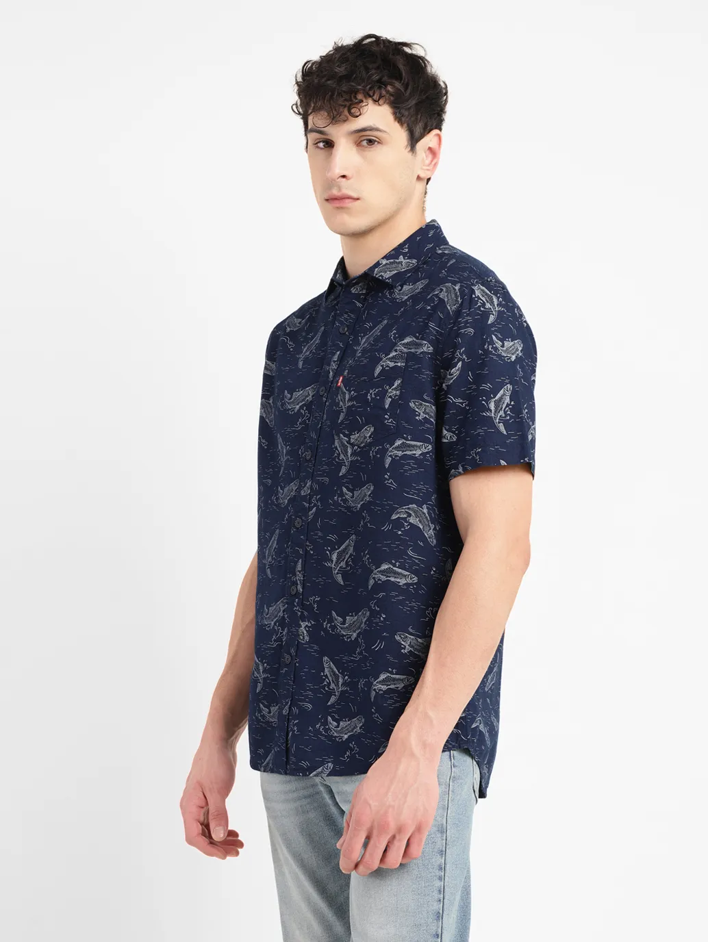 Men's Conversational Slim Fit Shirt - Image 4