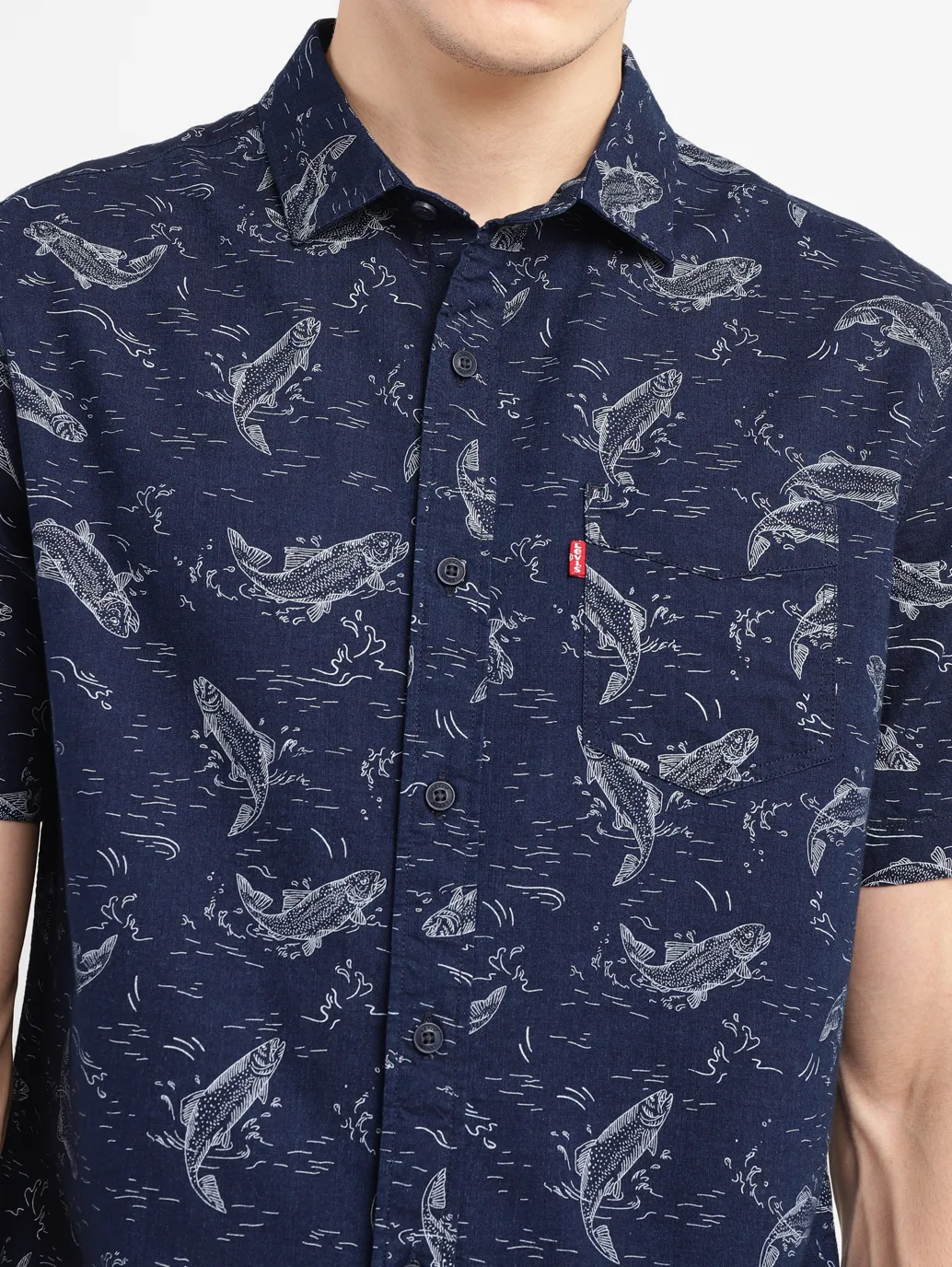 Men's Conversational Slim Fit Shirt - Image 5