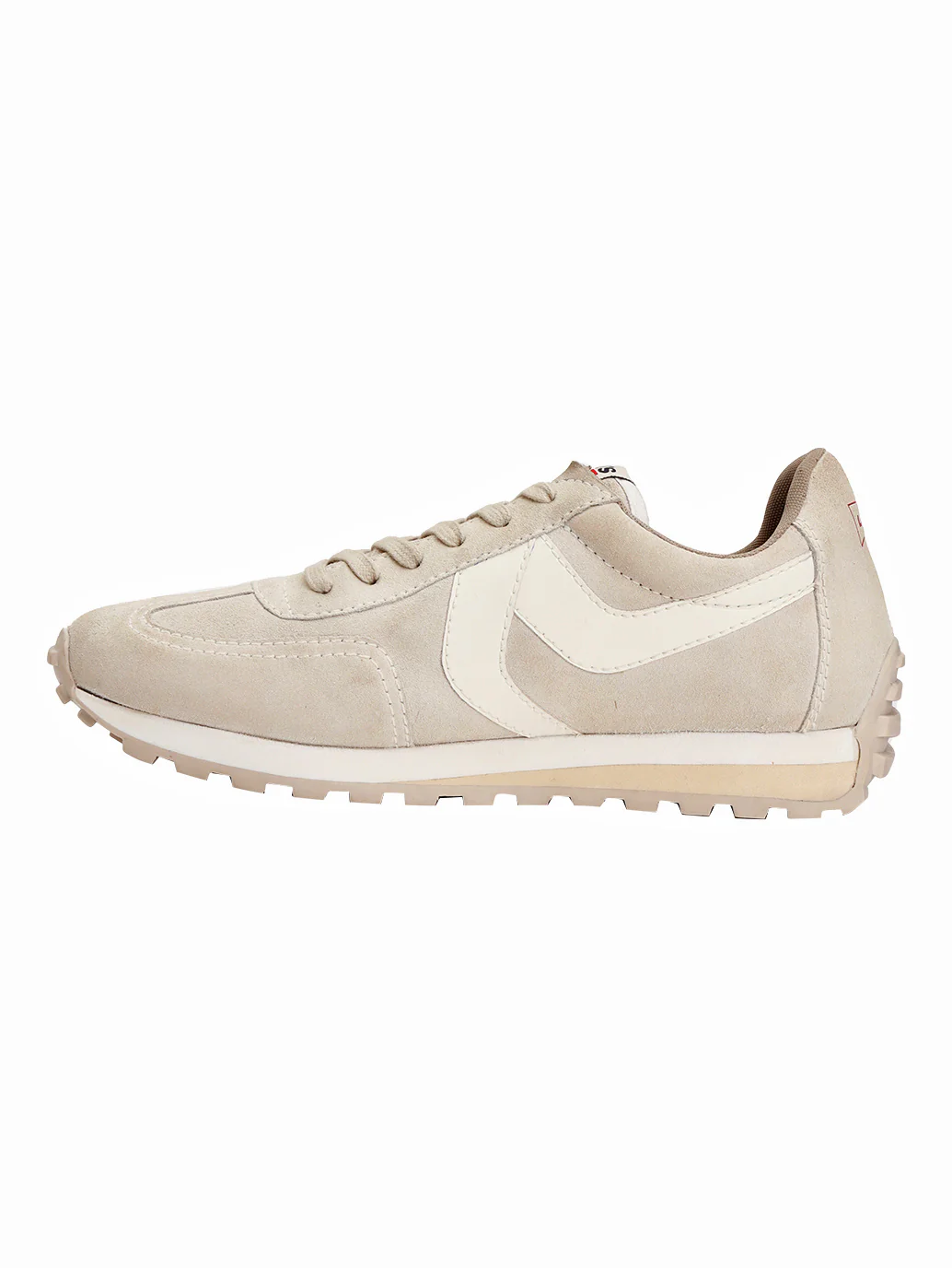 Men's Cream Colorblock Sneakers - Image 2