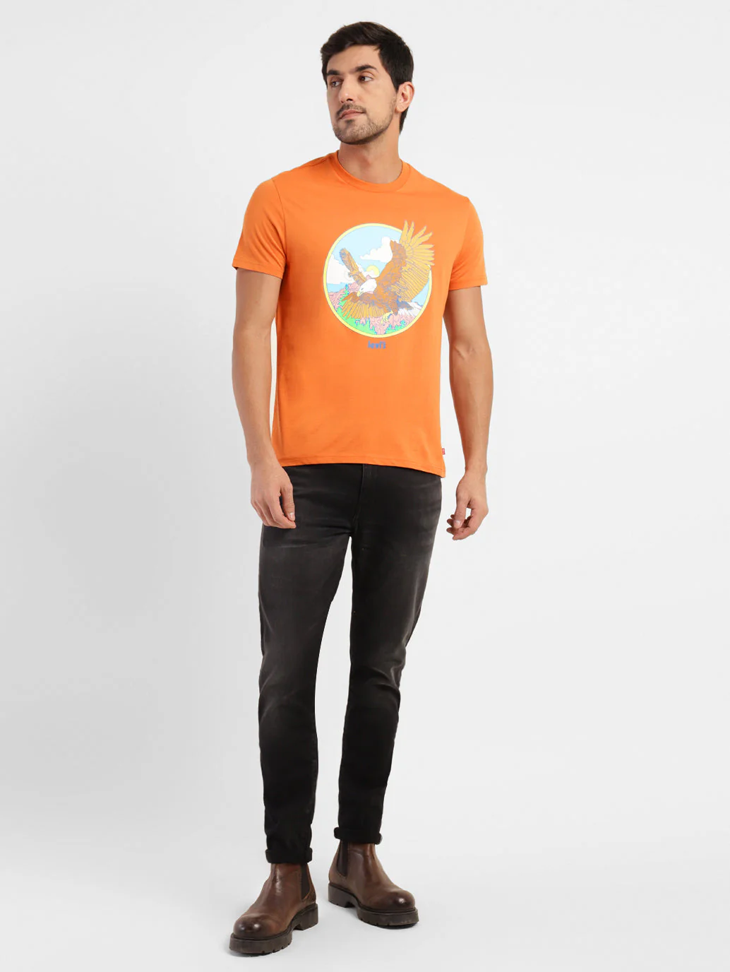 Men's Graphic Print Slim Fit T-shirt - Image 6