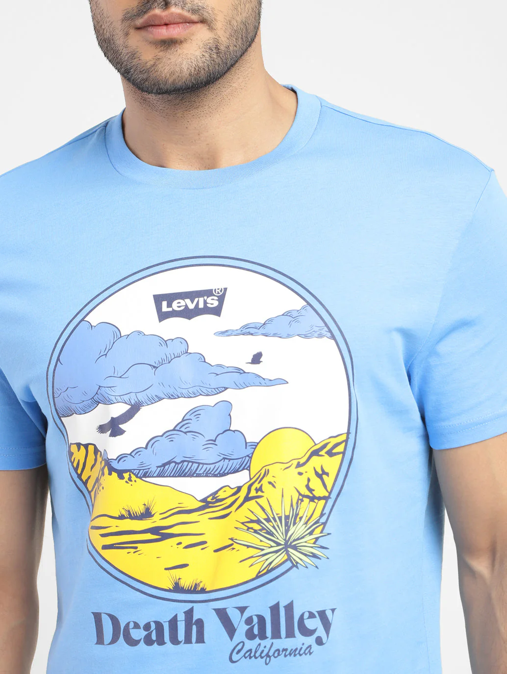 Men's Graphic Print Slim Fit T-shirt - Image 5