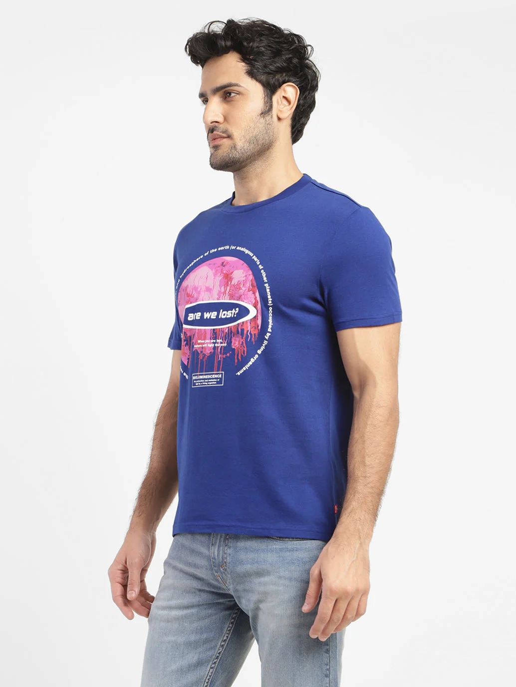 Men's Graphic Print Crew Neck T-shirt - Image 4