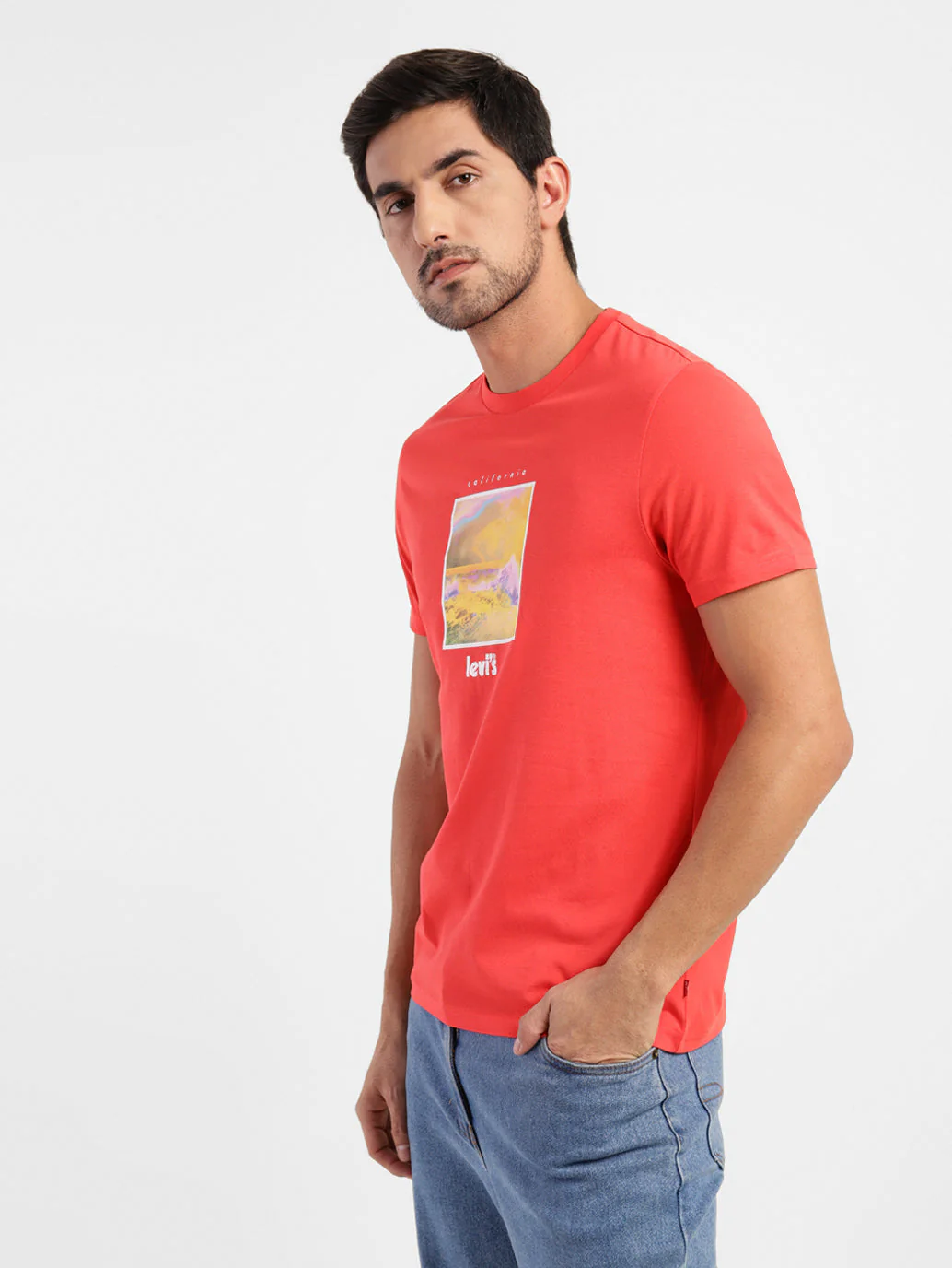 Men's Graphic Print Slim Fit T-shirt - Image 3