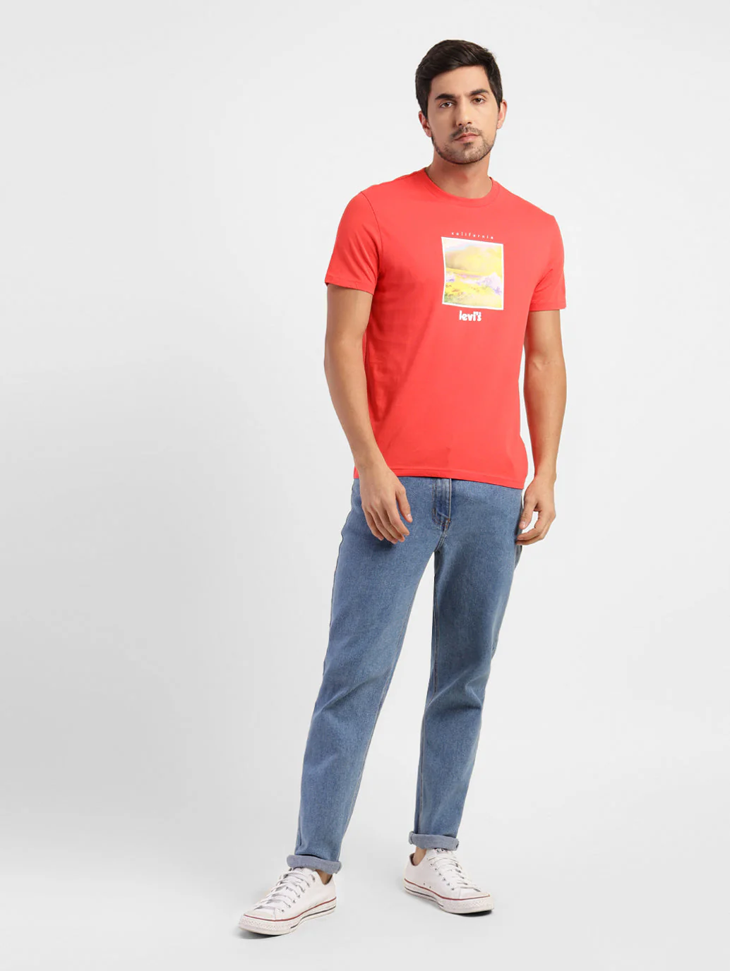 Men's Graphic Print Slim Fit T-shirt - Image 5