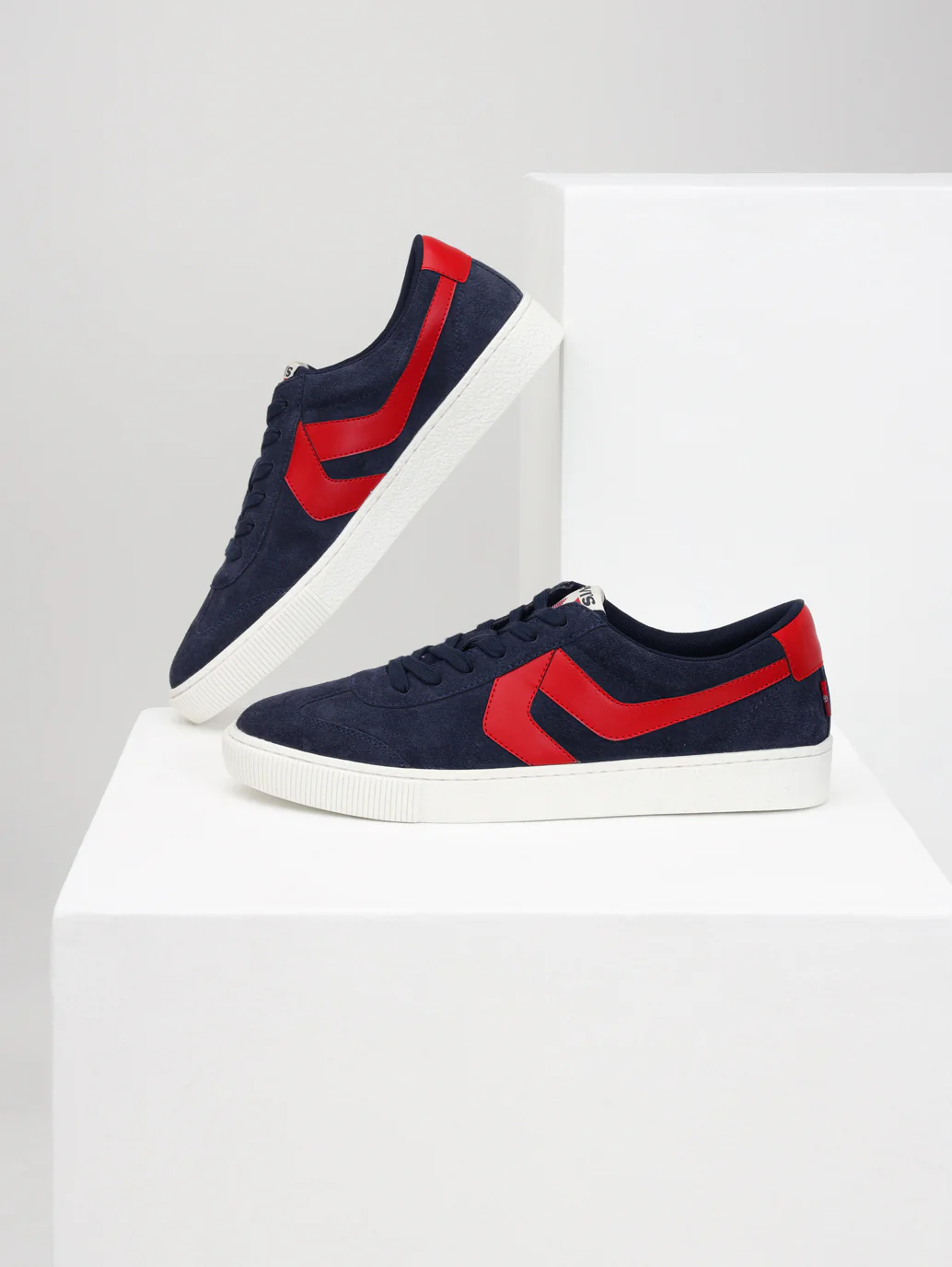 Men's Dark-Blue Colorblock Sneakers - Image 6