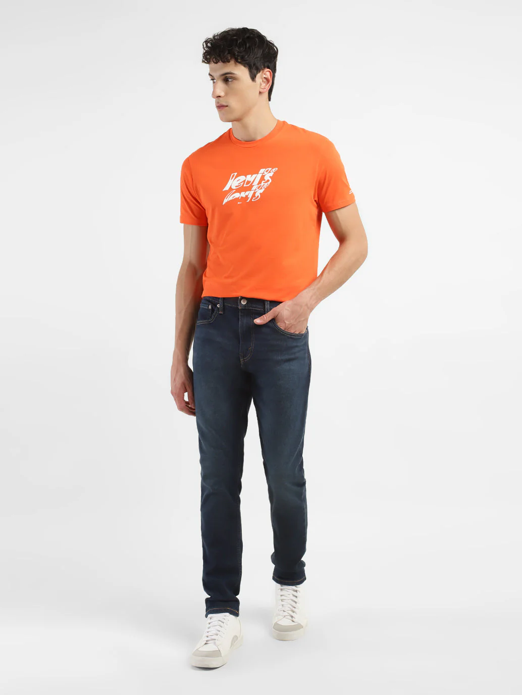 Men's 512 Indigo Slim Tapered Fit Mid Rise Jeans - Image 8