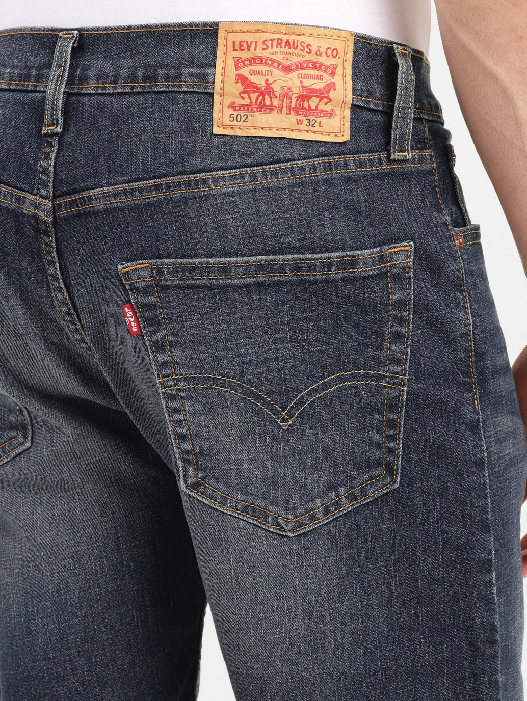 Men's Dark Indigo Regular Fit Shorts - Image 5