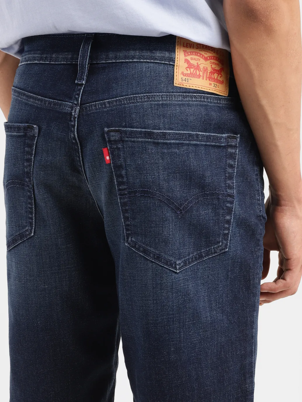 Men's Dark Indigo Regular Fit Shorts - Image 6