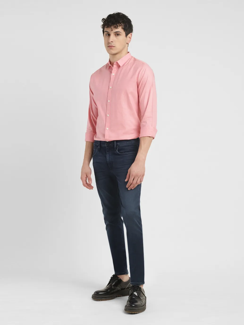 Men's Redloop Blue Skinny Fit Mid Rise Jeans - Image 7