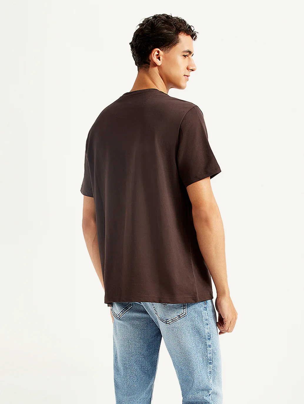 Men's Embossed Crew Neck T-shirt - Image 3