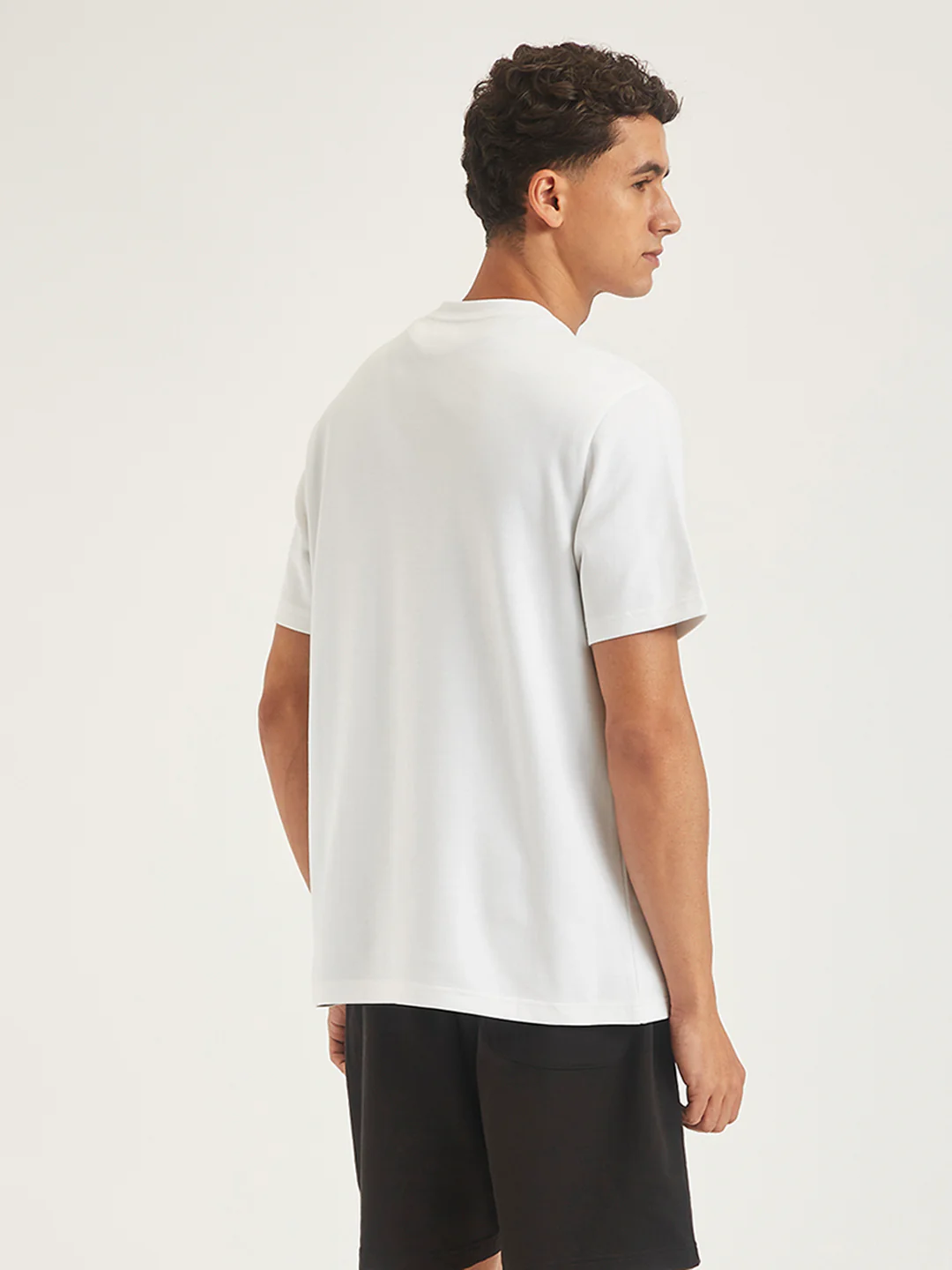 Men's Embroidered Regular Fit T-shirt - Image 2