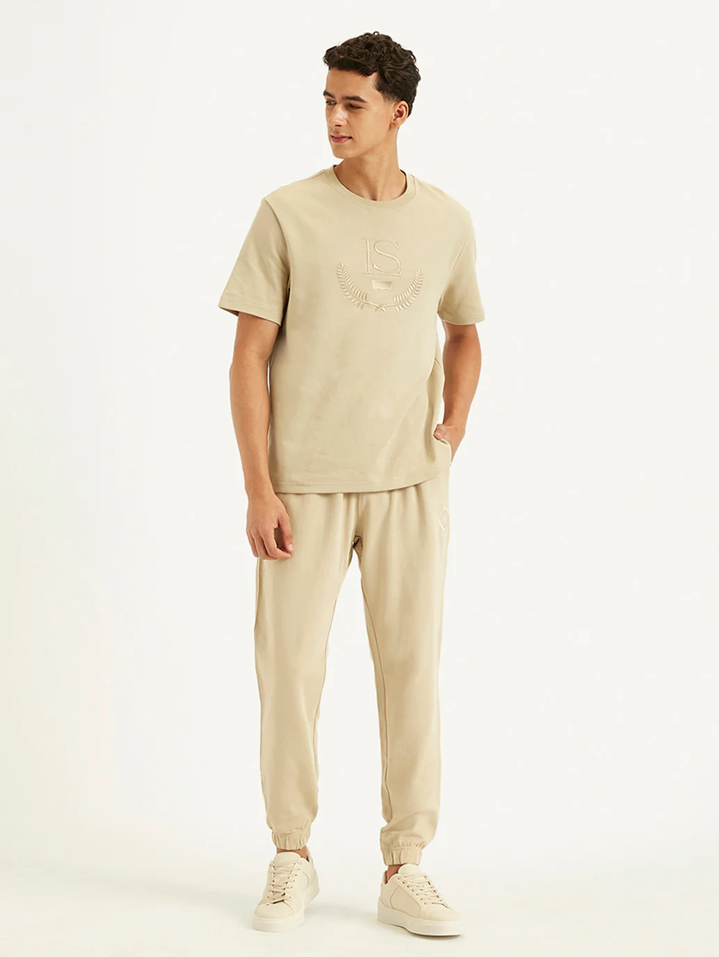 Men's Embroidered Regular Fit T-Shirt - Image 2