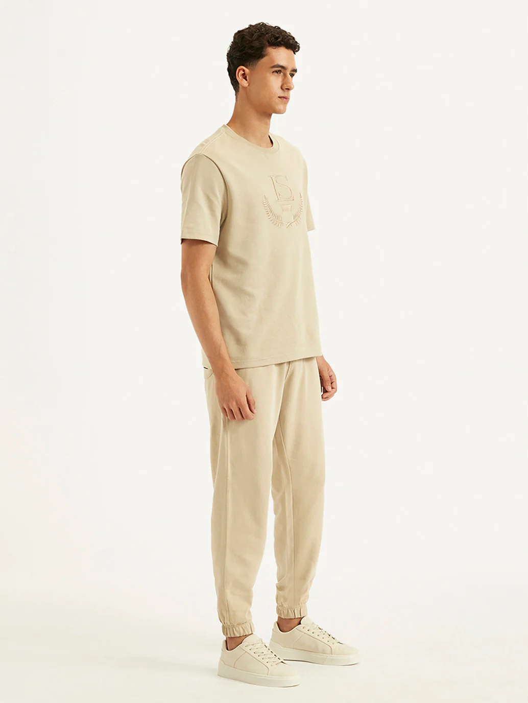 Men's Embroidered Regular Fit T-Shirt - Image 6