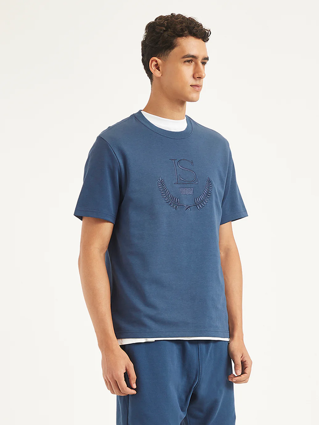 Men's Embroidered Regular Fit T-Shirt - Image 6