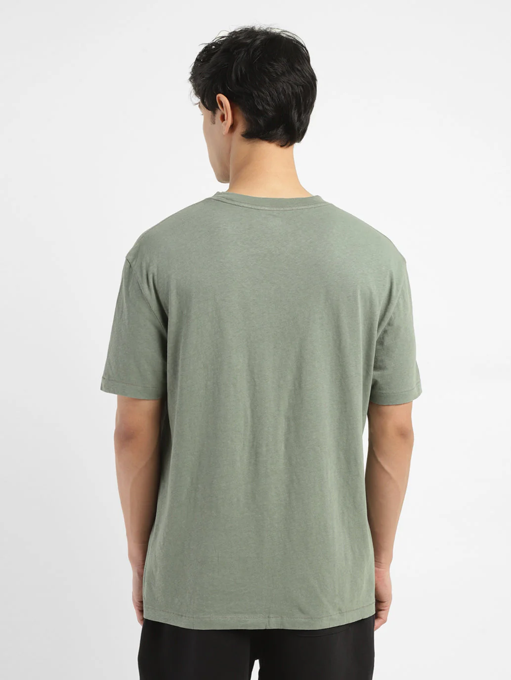 Men's Embroidered Round Neck T-shirt - Image 3