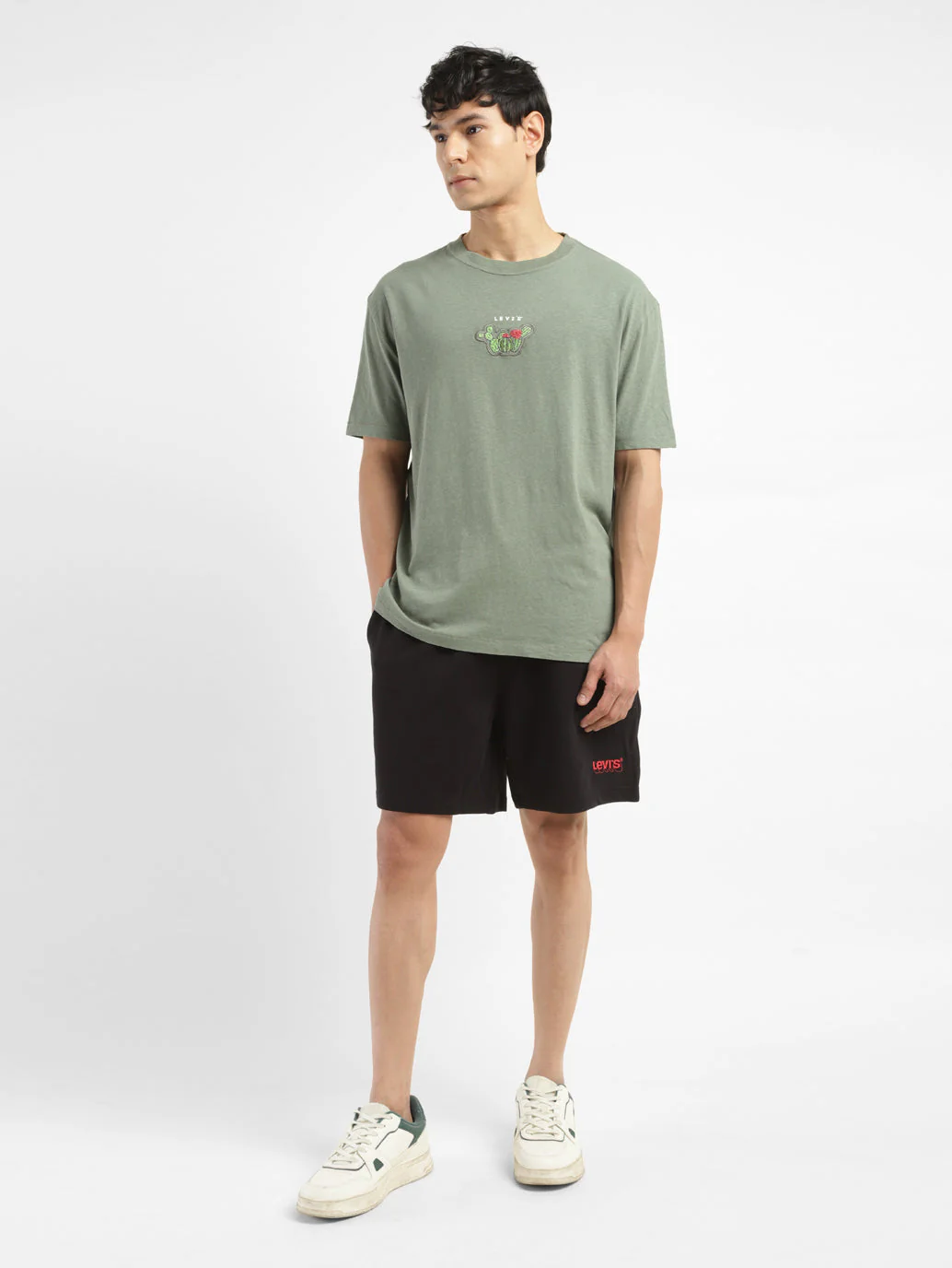 Men's Embroidered Round Neck T-shirt - Image 6