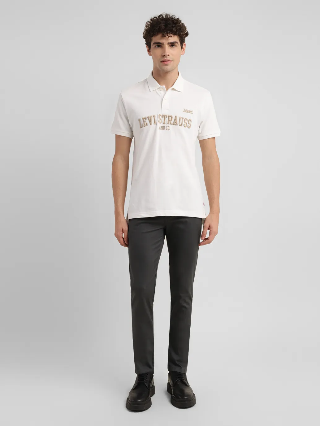 Men's Embroidered Slim Fit Polo T-shirt - Image 6