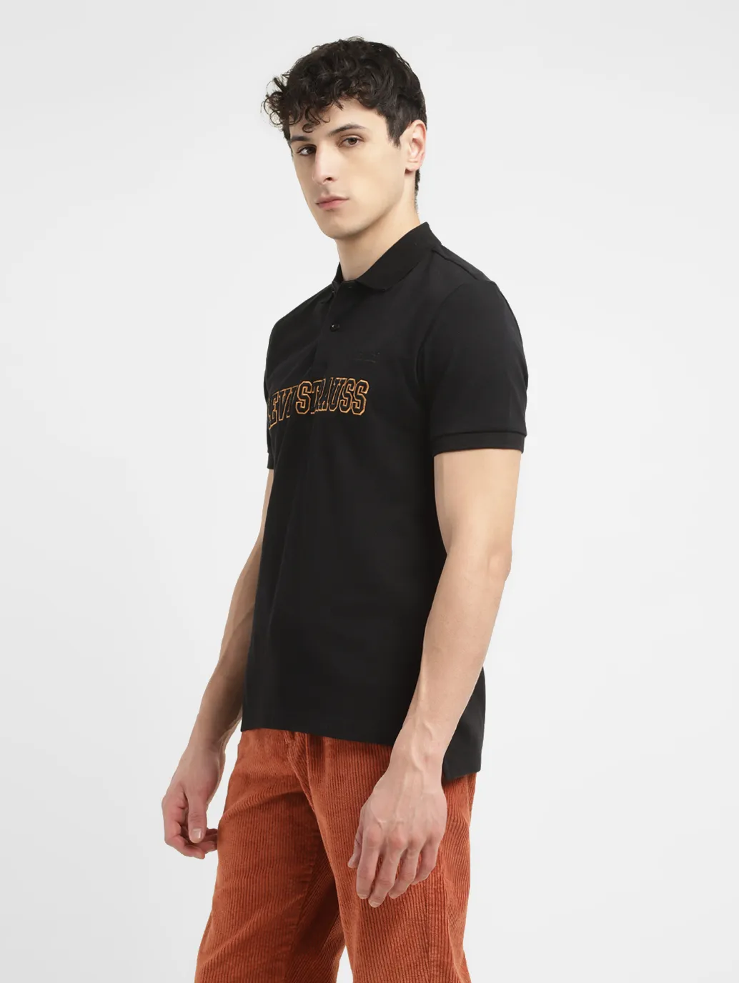 Men's Embroidered Slim Fit Polo T-shirt - Image 4